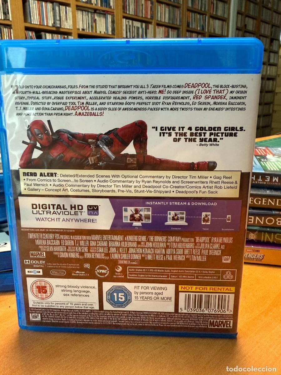 Cine: Deadpool (Blu-ray) UK - Foto 2