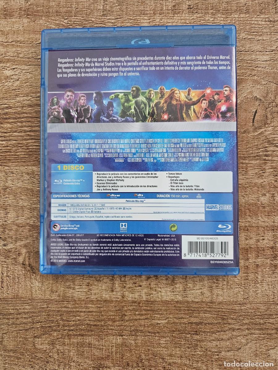 Cine: BLU-RAY - los vengadores infinity war - Foto 2