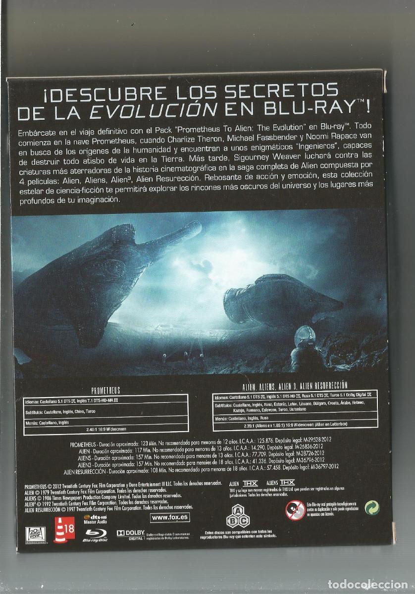 Cine: PACK BLU-RAY DISC PROMETHEUS TO ALIEN THE EVOLUTION - Foto 2