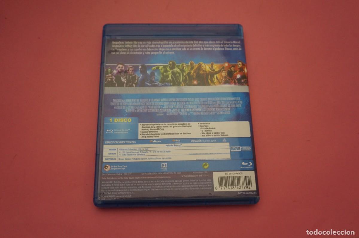 Cine: BLU-RAY/ VENGADORES - INFINITY WAR - Foto 3