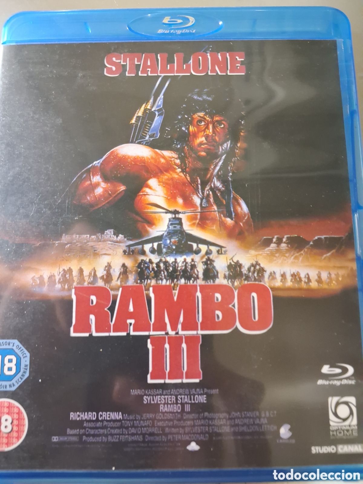Cine: RAMBO. ACORRALADO. PARTE 3. BLU RAY. - Foto 1