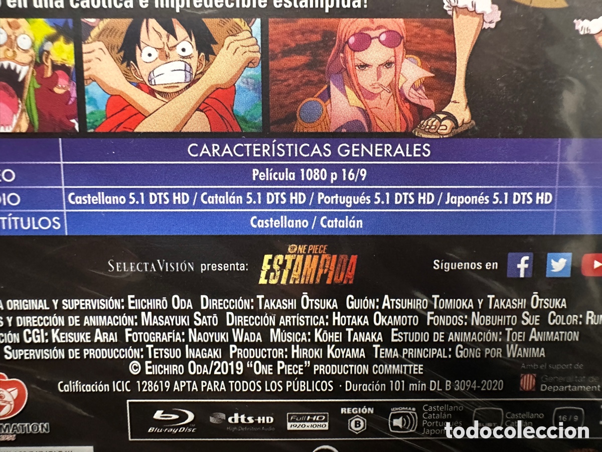 Cine: One Piece. Estampida (Blu-ray) *Precintado* - Foto 4
