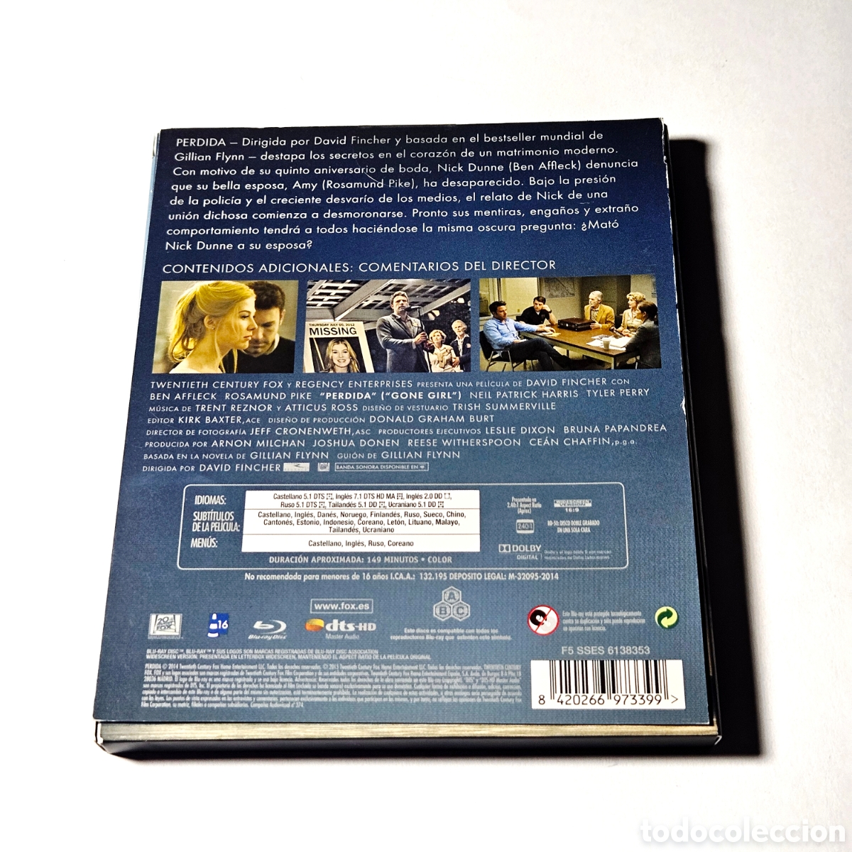 Cine: Perdida (Blu-ray) David Fincher. Bluray - Foto 3