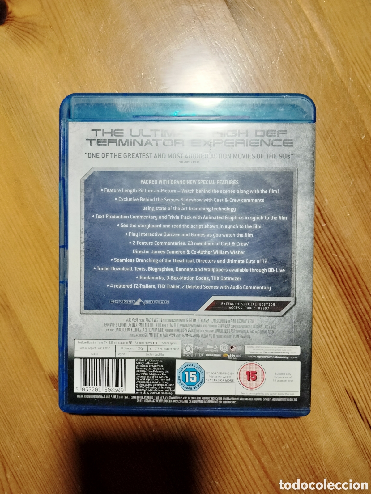Cine: Terminator 2 en versi&oacute;n inglesa blu ray - Foto 2
