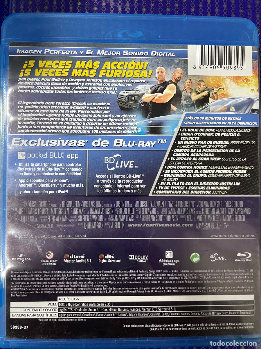 Cine: Fast & Furious 5 (Blue ray) - Foto 2