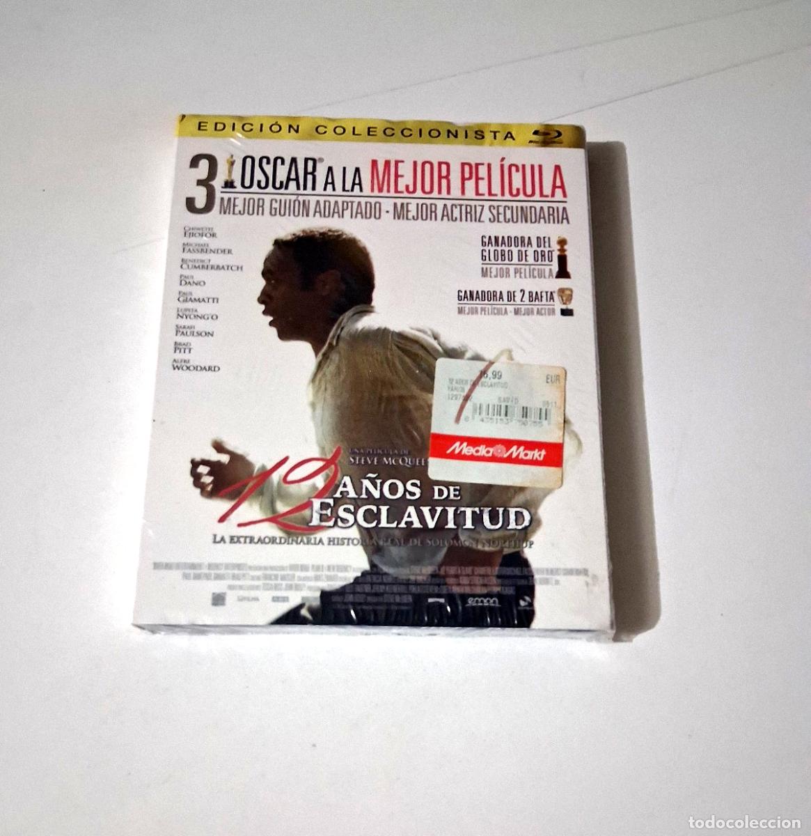 Cine: BLU-RAY &rdquo;12 A&Ntilde;OS DE ESCLAVITUD&rdquo; PRECINTADO SEALED EDICION COLECCIONISTA +SLIPCOV