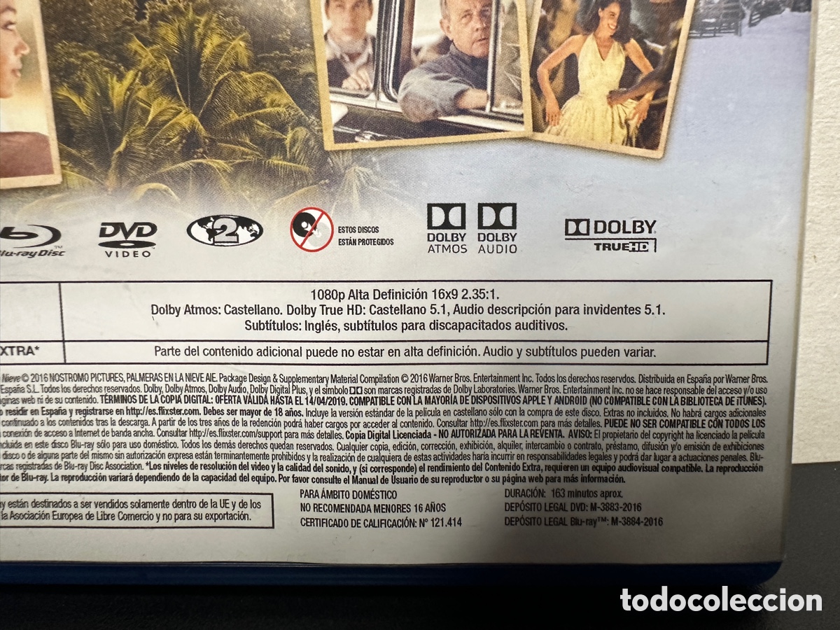Cine: Palmeras En La Nieve (Blu-ray) - Foto 3