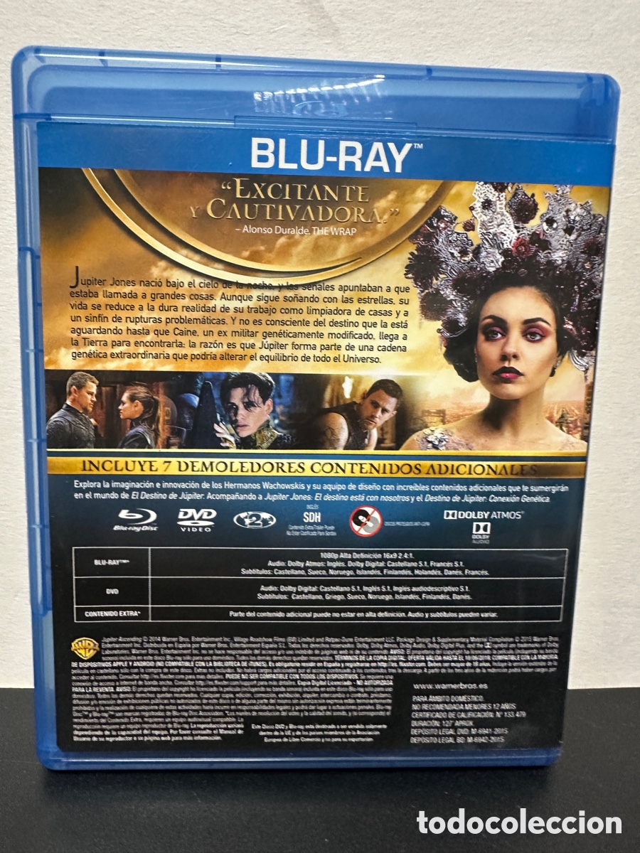 Cine: El Destino de J&uacute;piter (Blu-ray) - Foto 2