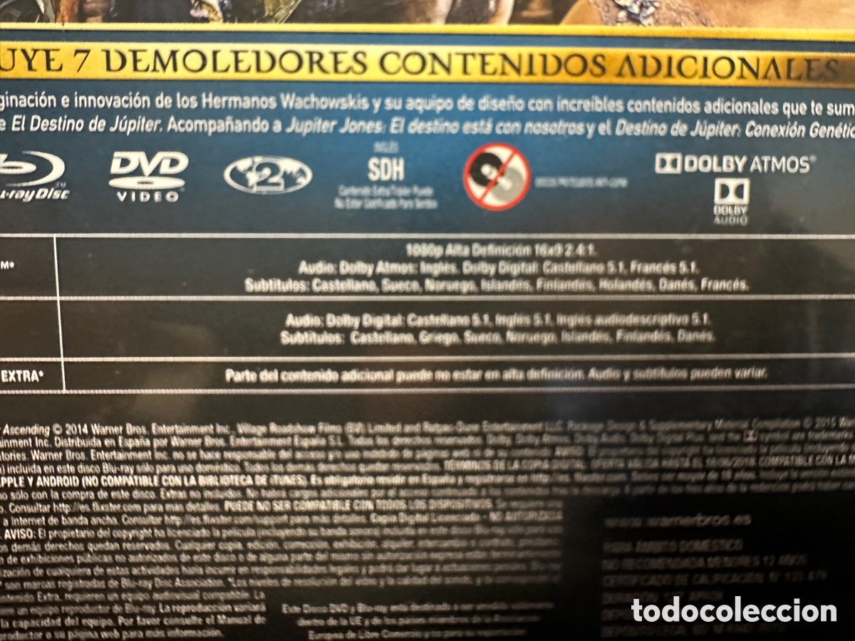 Cine: El Destino de J&uacute;piter (Blu-ray) - Foto 3