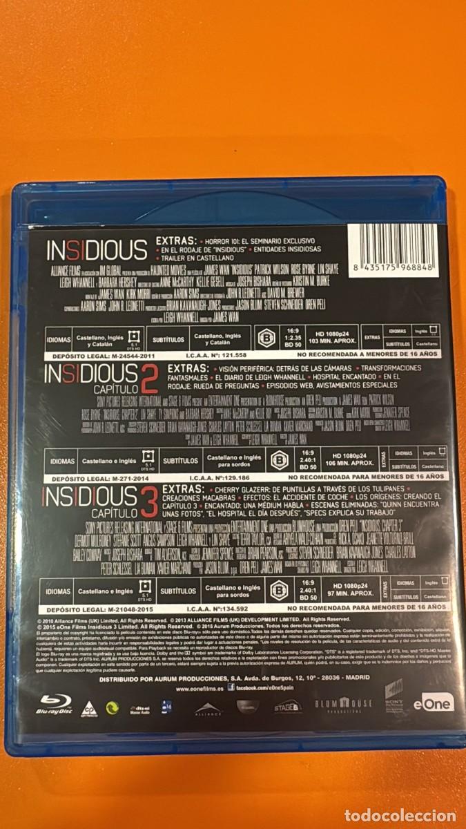 Cine: Pack Insidious 1+2+3 Blu-Ray [Blu-ray] - Foto 2
