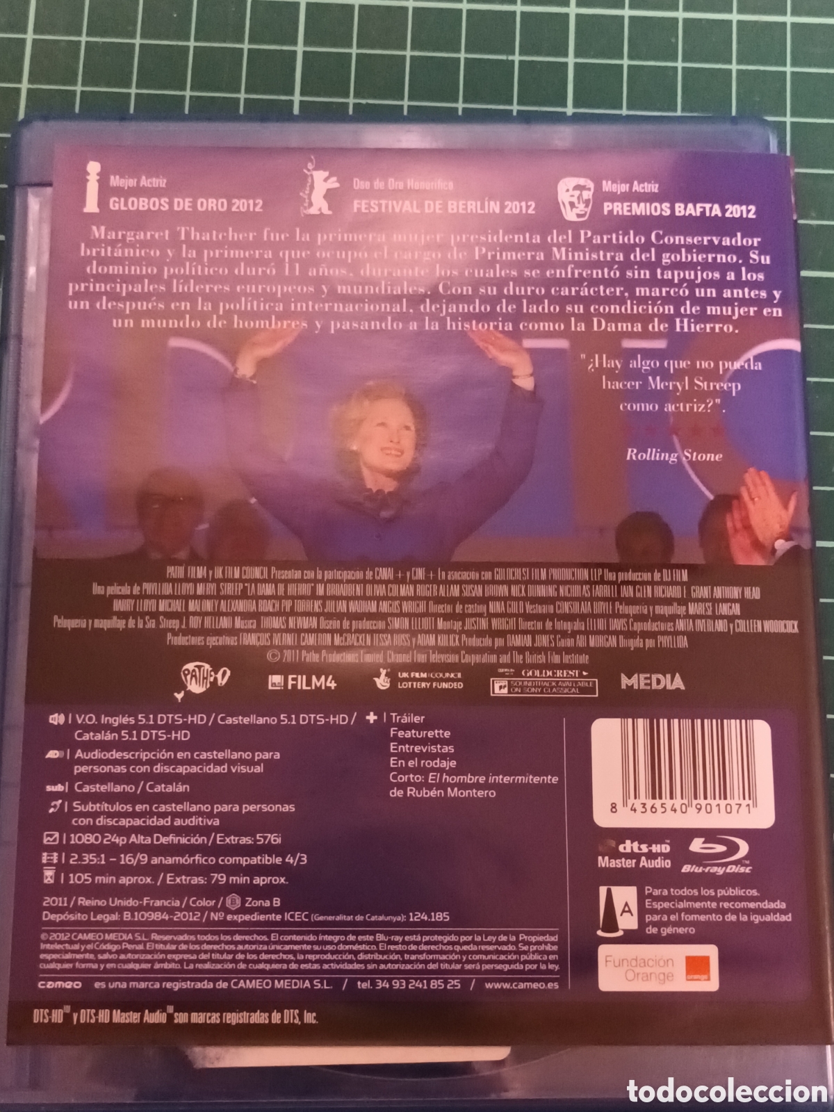Cine: La dama de hierro blue ray - Foto 3