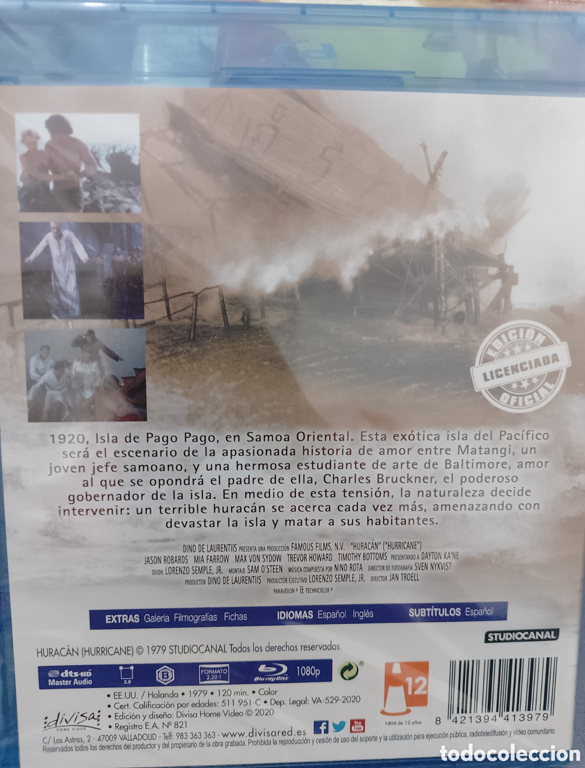Cine: Blu-ray Hurac&aacute;n - nueva - Foto 2