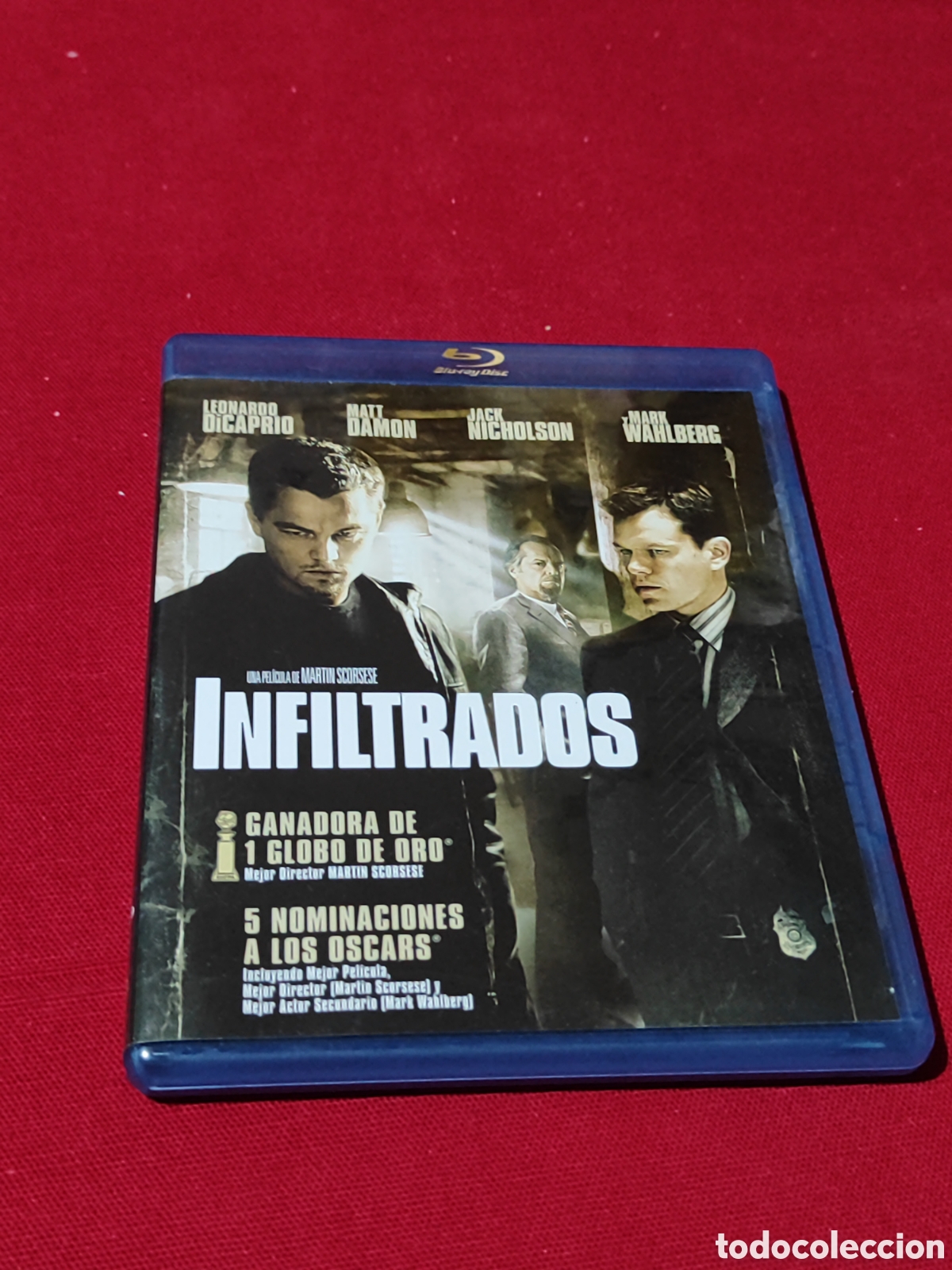 Cinema: Blu ray disc Infiltrados DiCaprio Nicholson Damon