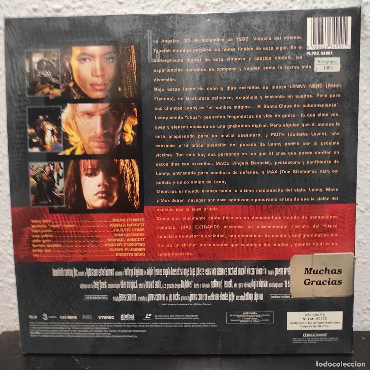 Cine: DIAS EXTRA&Ntilde;OS &middot; LASER DISC &middot; COMO NUEVO - Foto 2