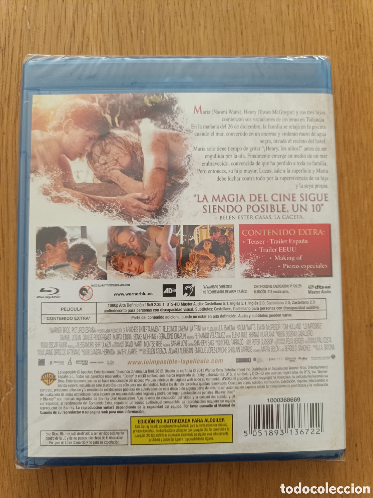 Cine: Lo Imposible Blu-Ray - Foto 2