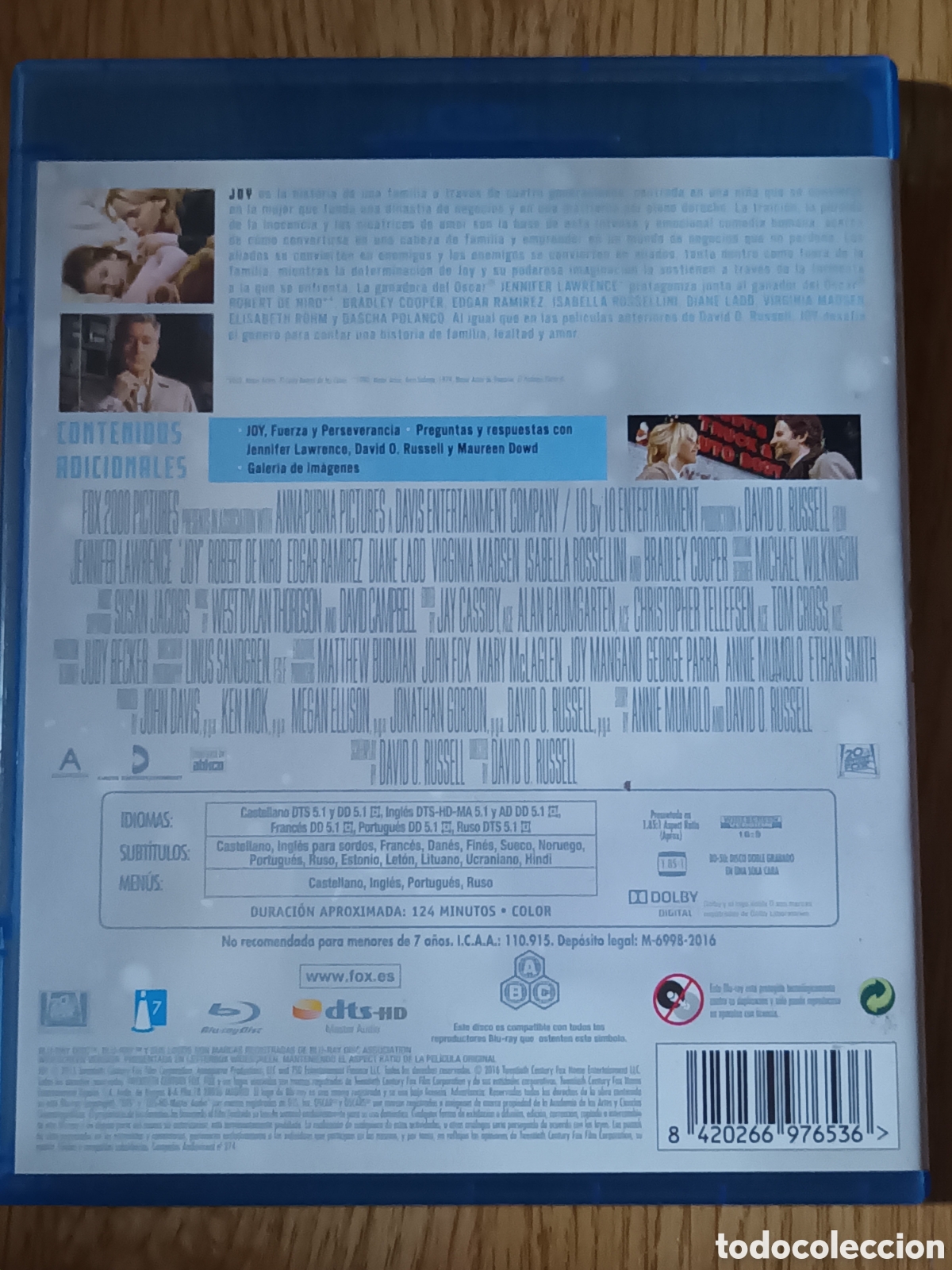 Cine: Joy blue ray pel&iacute;culas - Foto 2