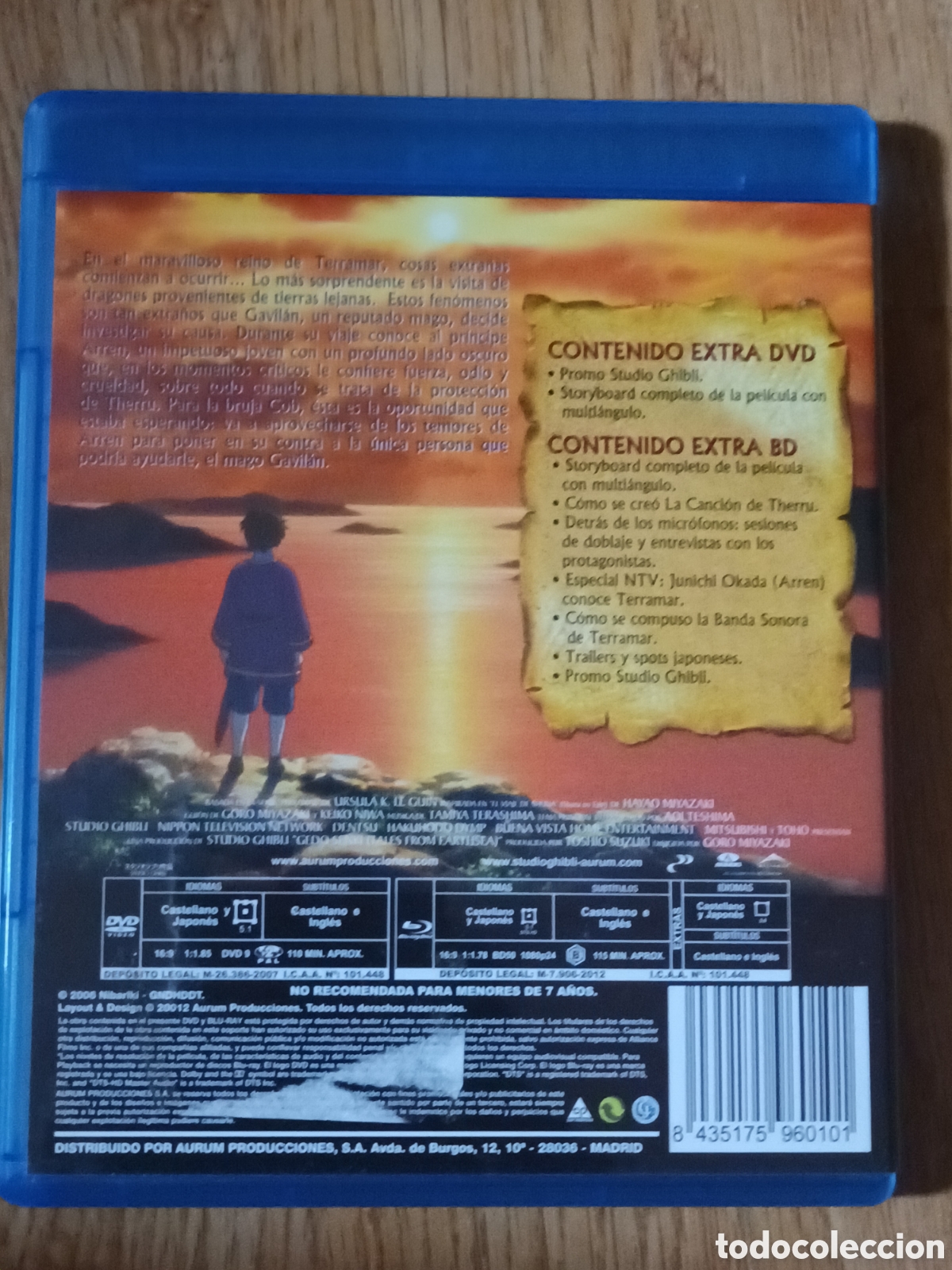 Cine: cuentos de terramar blue ray+dvd - Foto 2