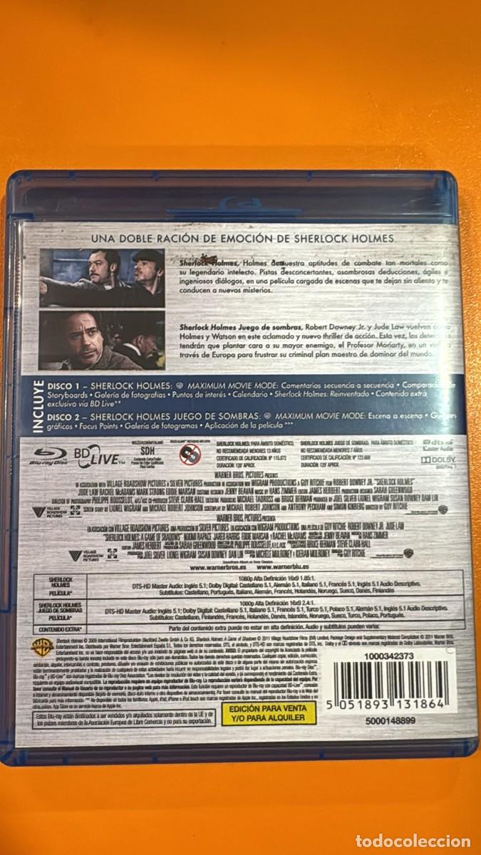 Cine: Sherlock Holmes + Sherlock Holmes 2 Pack [Blu-ray] - Foto 2