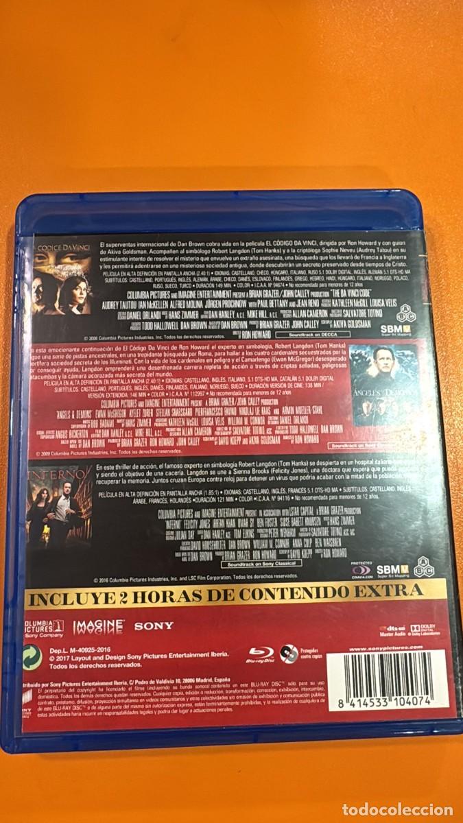 Cine: Trilog&iacute;a El C&oacute;digo Da Vinci [Blu-ray] - Foto 2