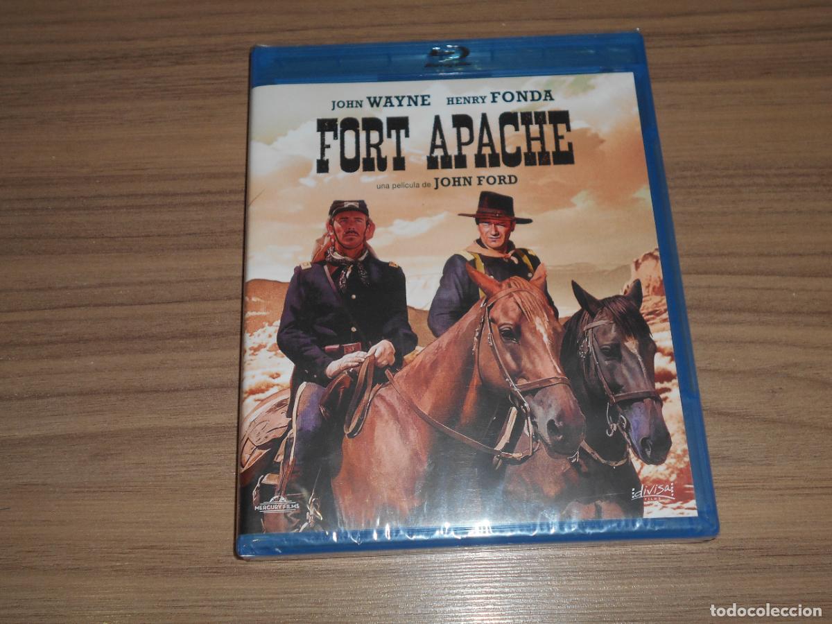 Cine: FORT APACHE BLU-RAY DISC de JOHN FORD John Wayne NUEVO PRECINTADO - Foto 1