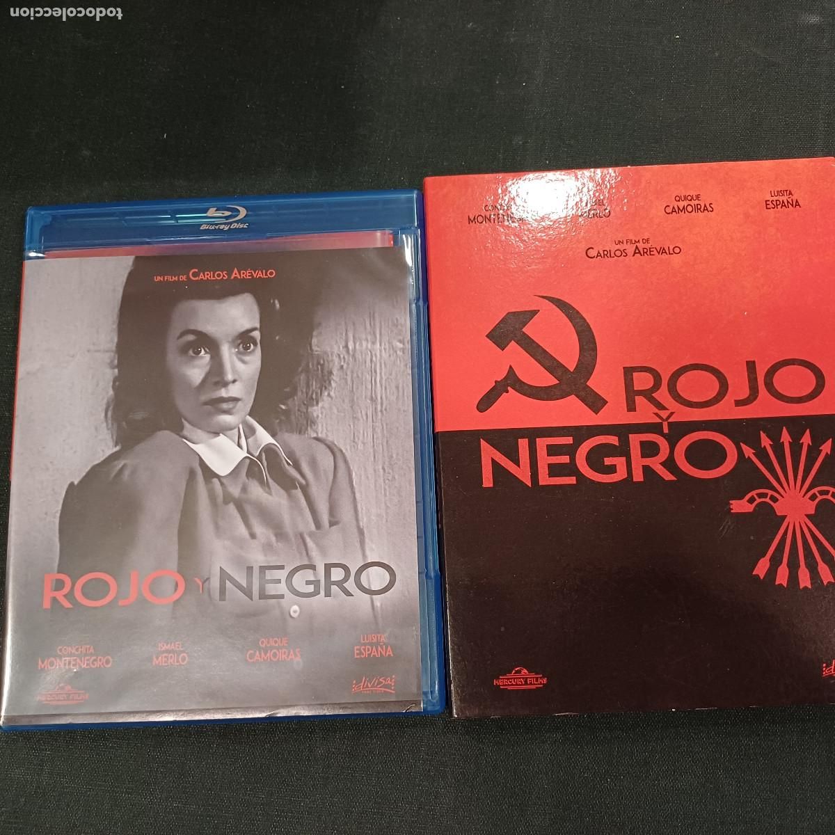 Cine: ROJO Y NEGRO/BLU-RAY + LIBRETO. - Foto 2
