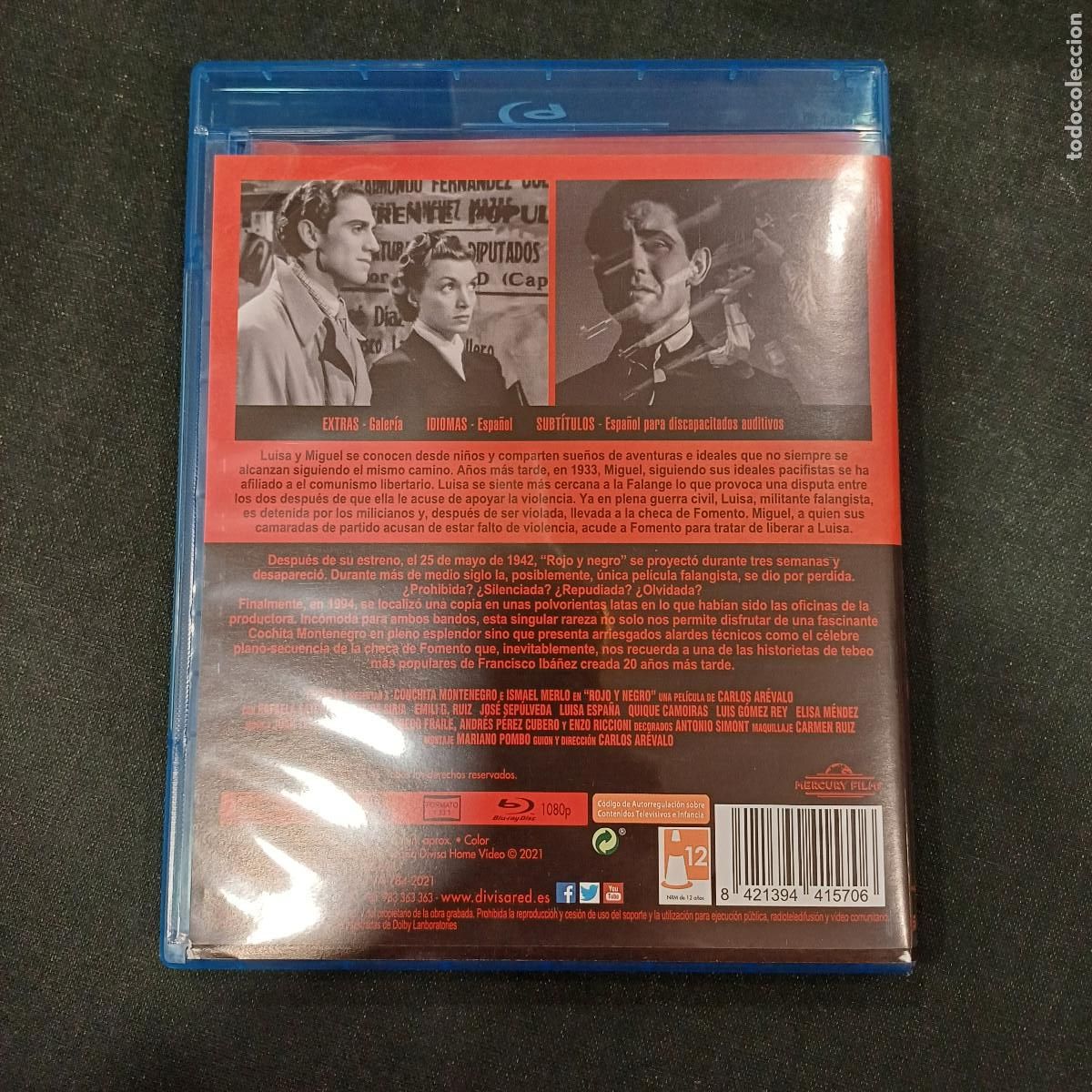 Cine: ROJO Y NEGRO/BLU-RAY + LIBRETO. - Foto 4