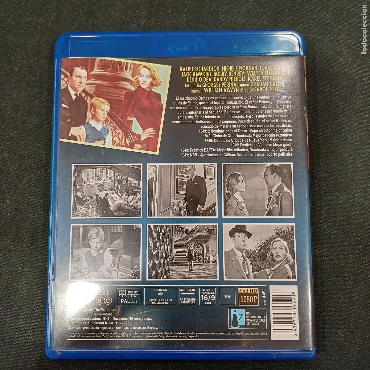 Cine: EL IDOLO CAIDO/BLU-RAY. - Foto 3