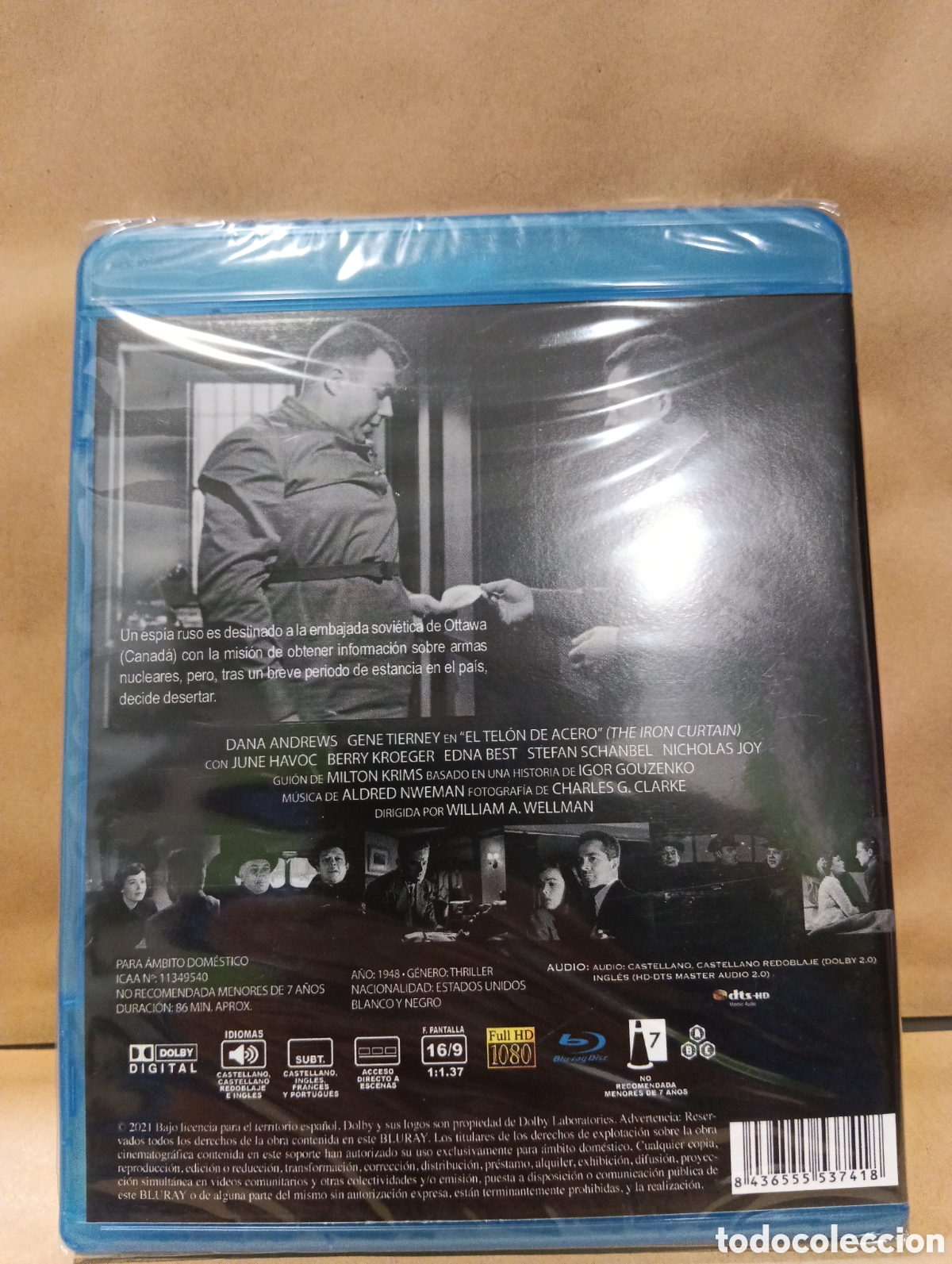 Cine: El Tel&oacute;n de Acero Blu-ray precintado - Foto 2