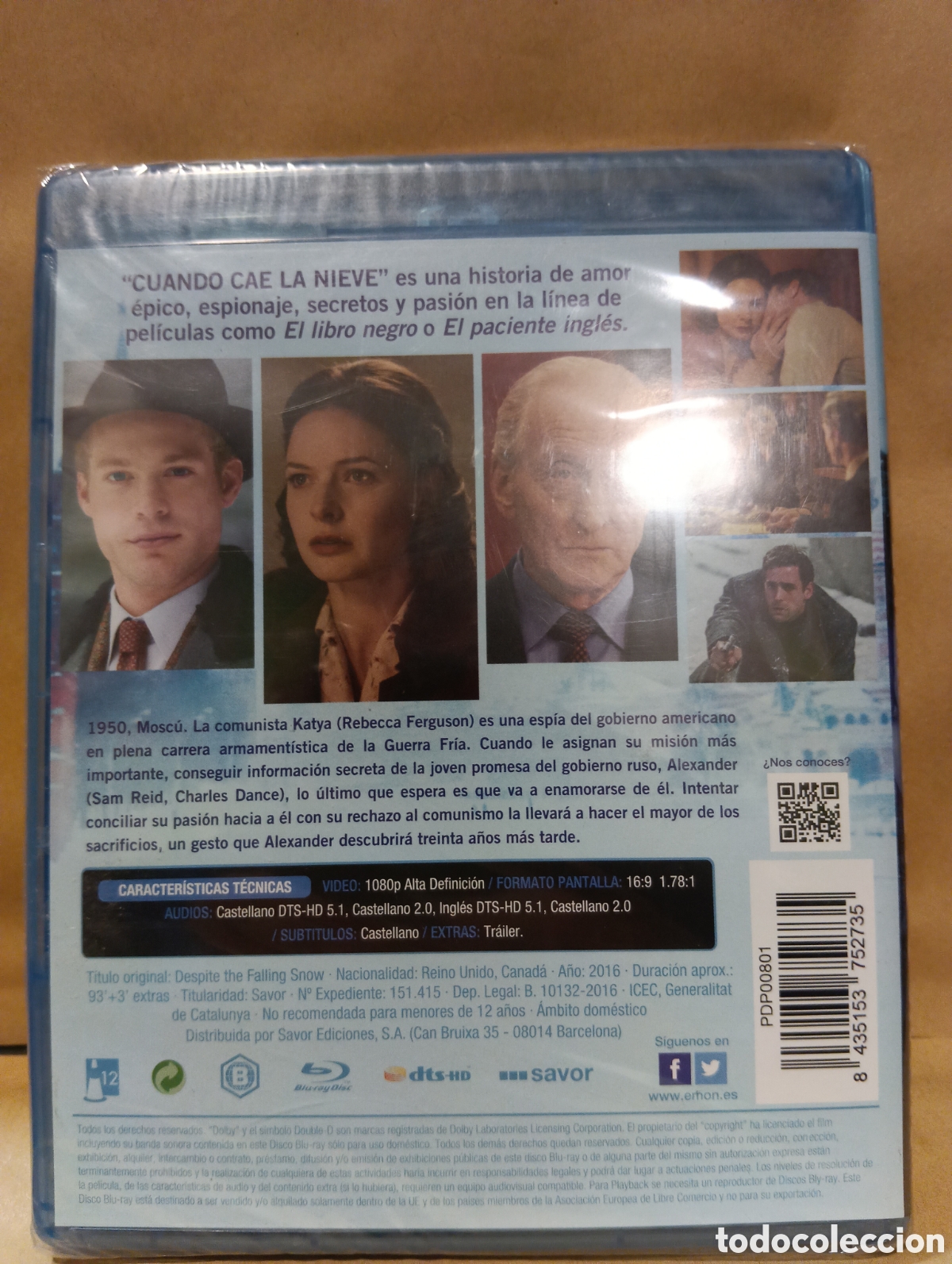 Cine: Cuando cae la Nieve Blu-ray precintado - Foto 2