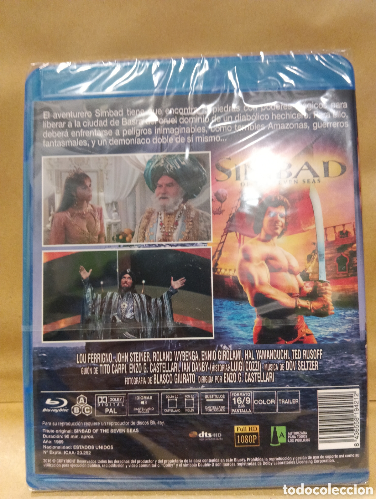 Cine: Simbad el Rey de los Mares Blu-ray precintado - Foto 2