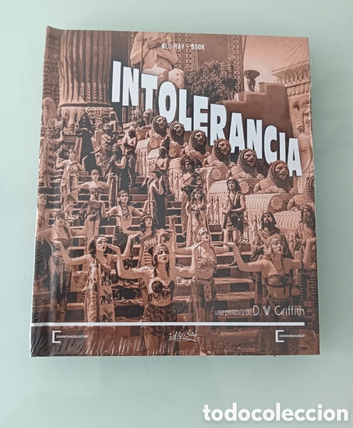 Cine: PRECINTADO! INTOLERANCIA GRIFFITH BLU-RAY+ LIBRO - Foto 1