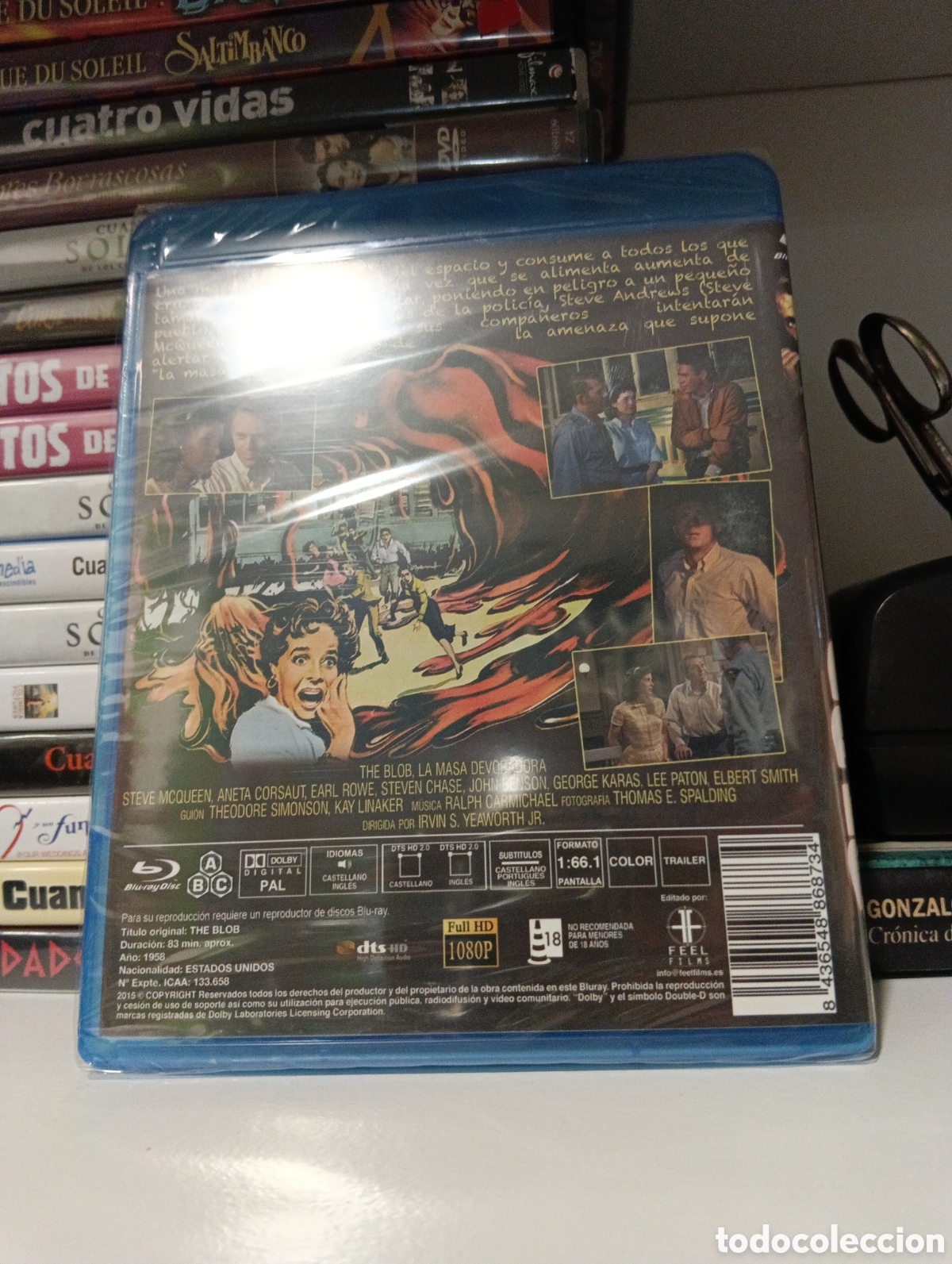 Cine: The Blob la Masa Devoradora BLU-RAY PRECINTADO - Foto 2