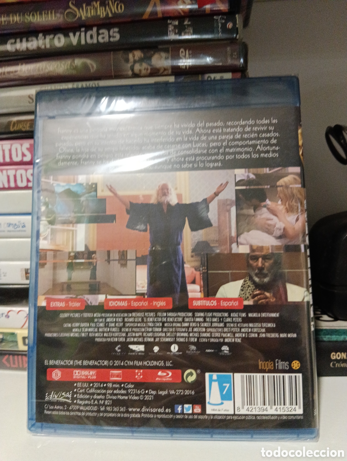 Cine: El Benefactor Blu-ray precintado - Foto 2