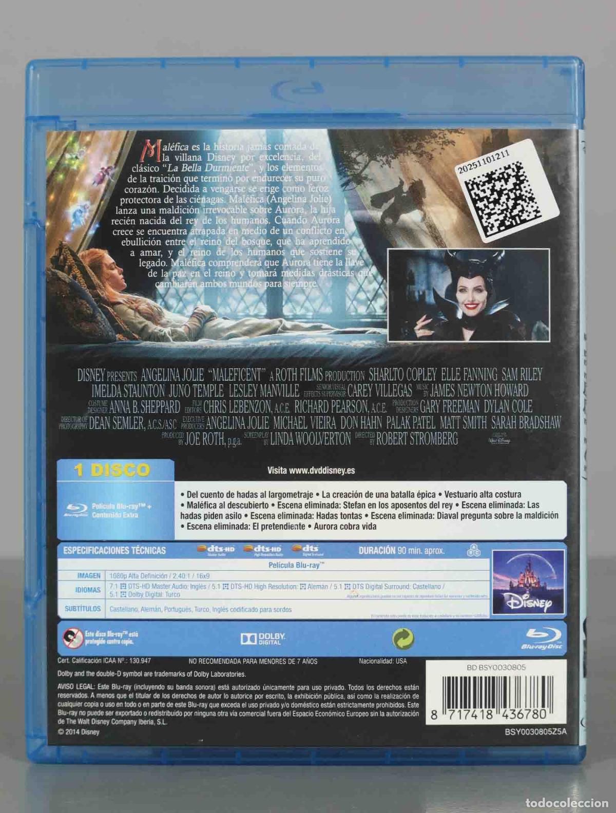 Cine: BLU-RAY. Mal&eacute;fica JOLIE - Foto 2