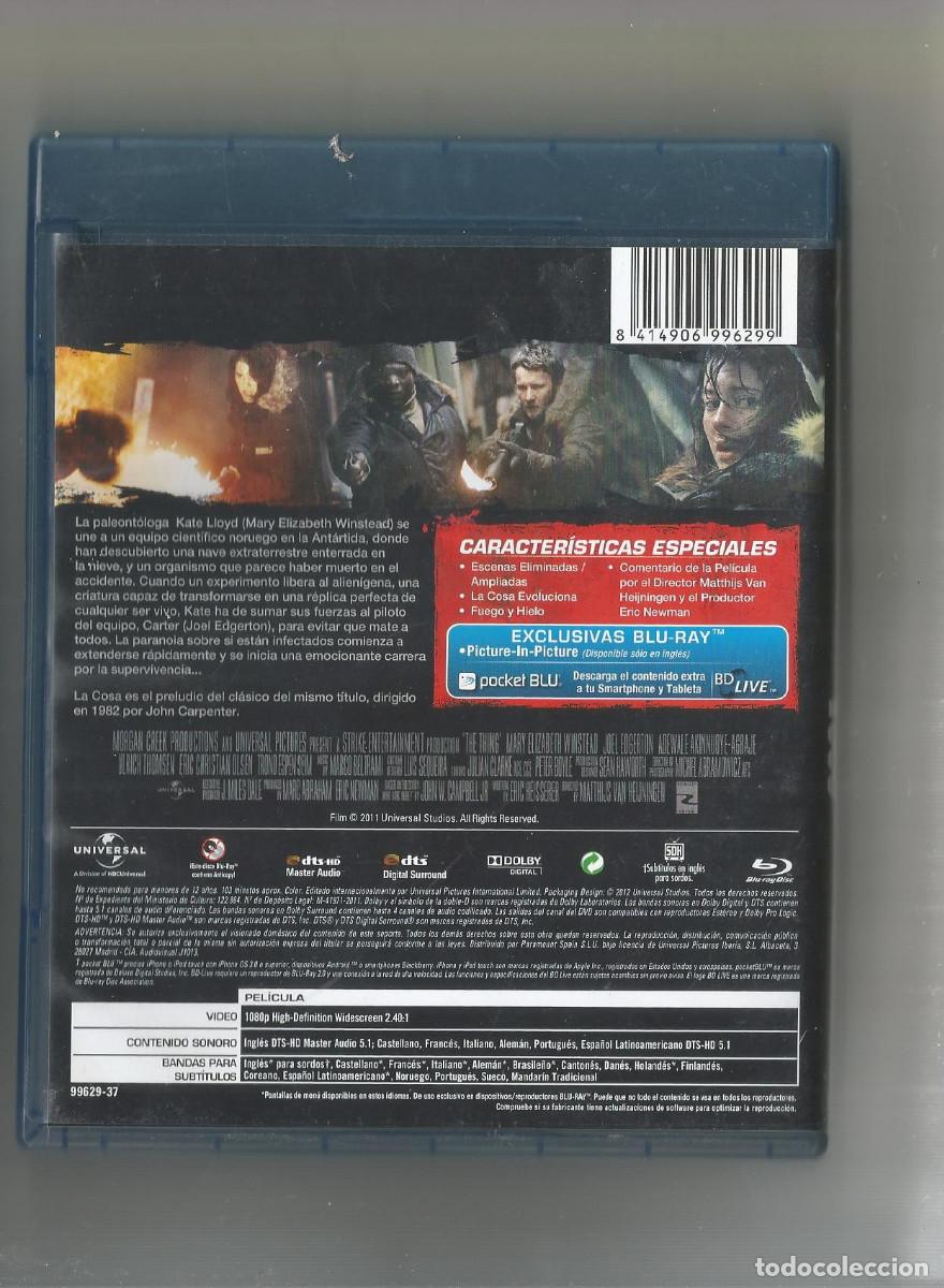 Cine: BLU-RAY DISC LA COSA (THE THING) PRECUELA - Foto 2