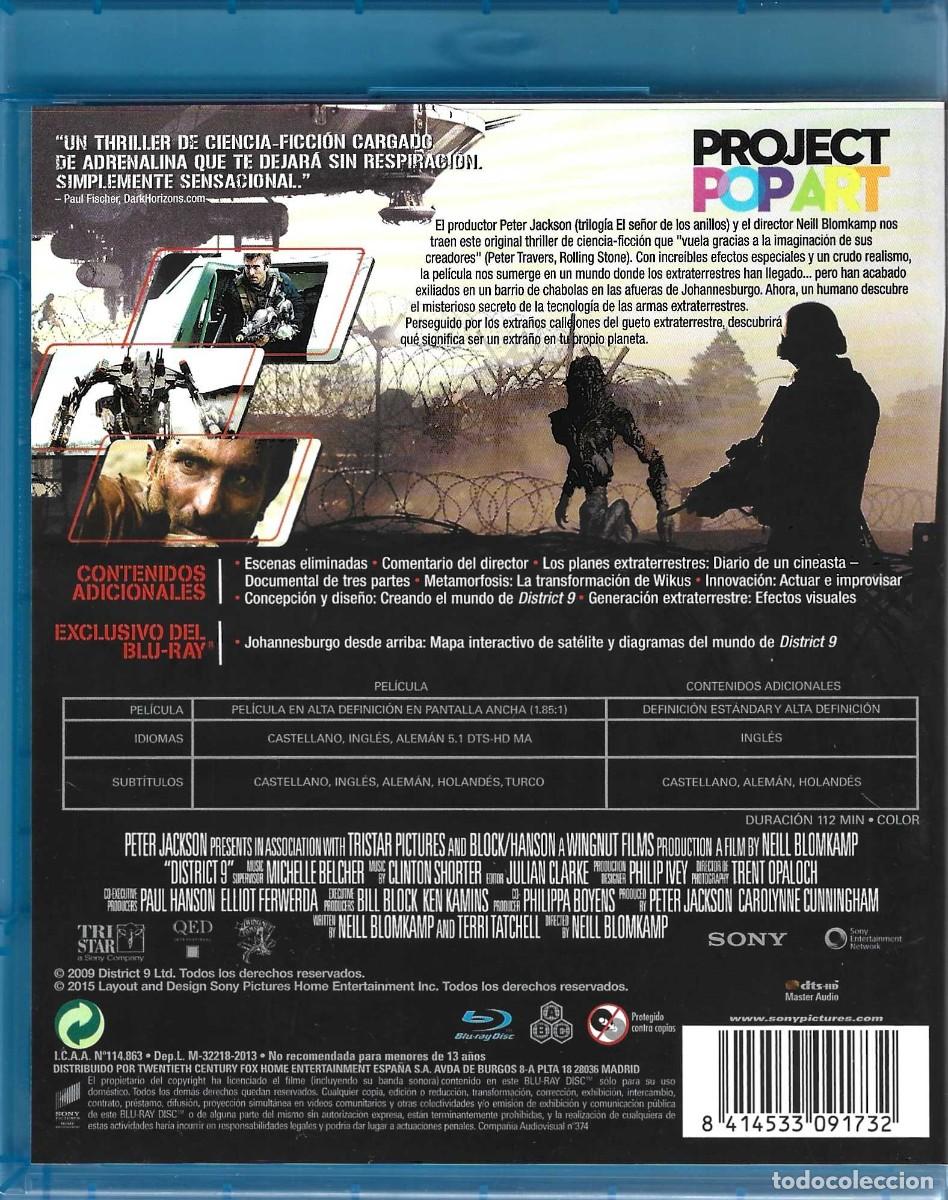 Cine: DISTRICT 9 (BLURAY).......... - Foto 2