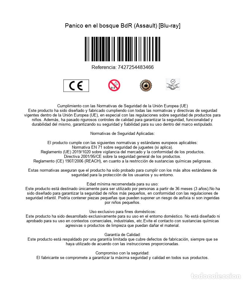 Cine: Panico en el bosque BdR (Assault) [Blu-ray] - Foto 2