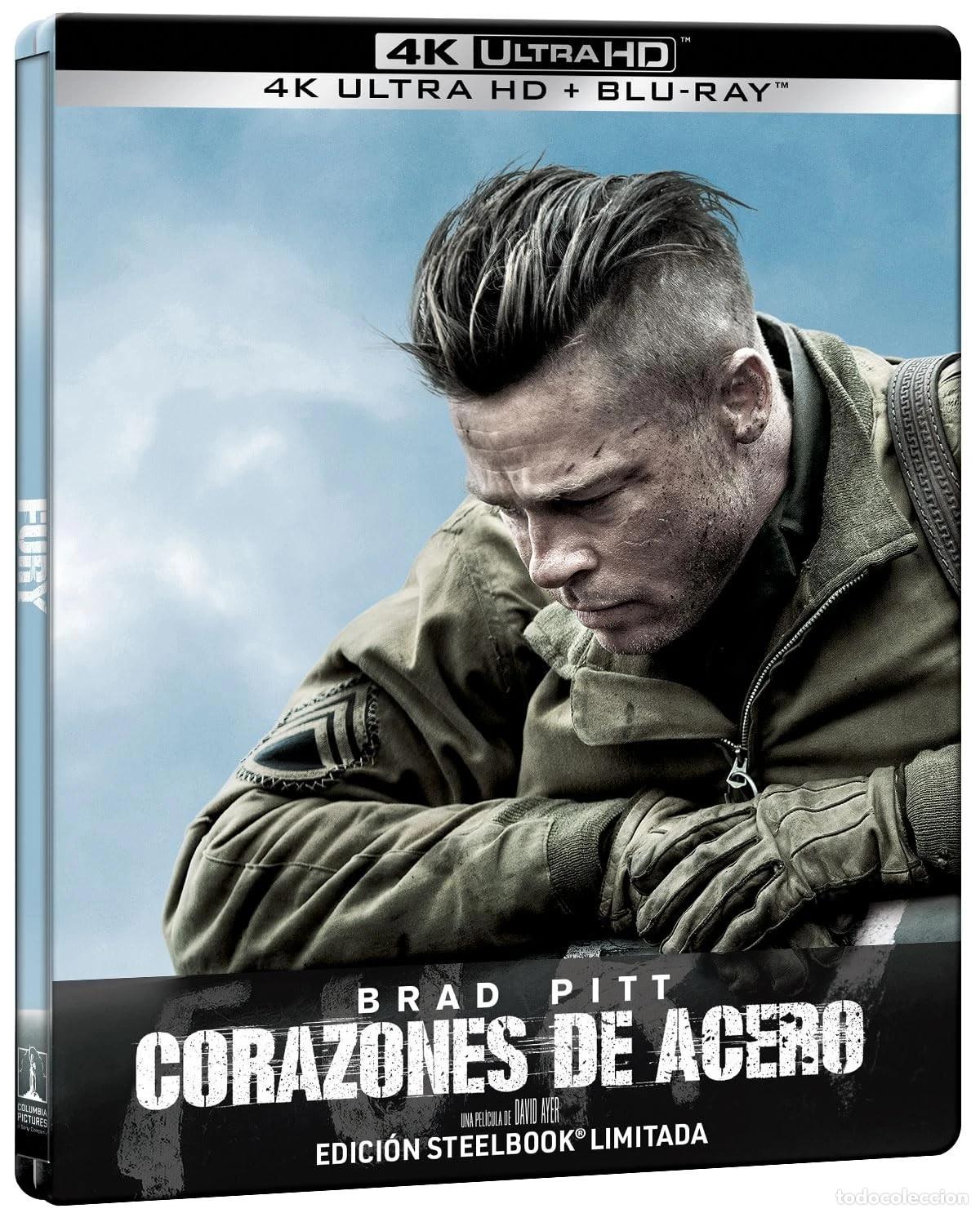 Cine: Corazones De Acero [4K UHD, Blu-ray] (2014) Fury