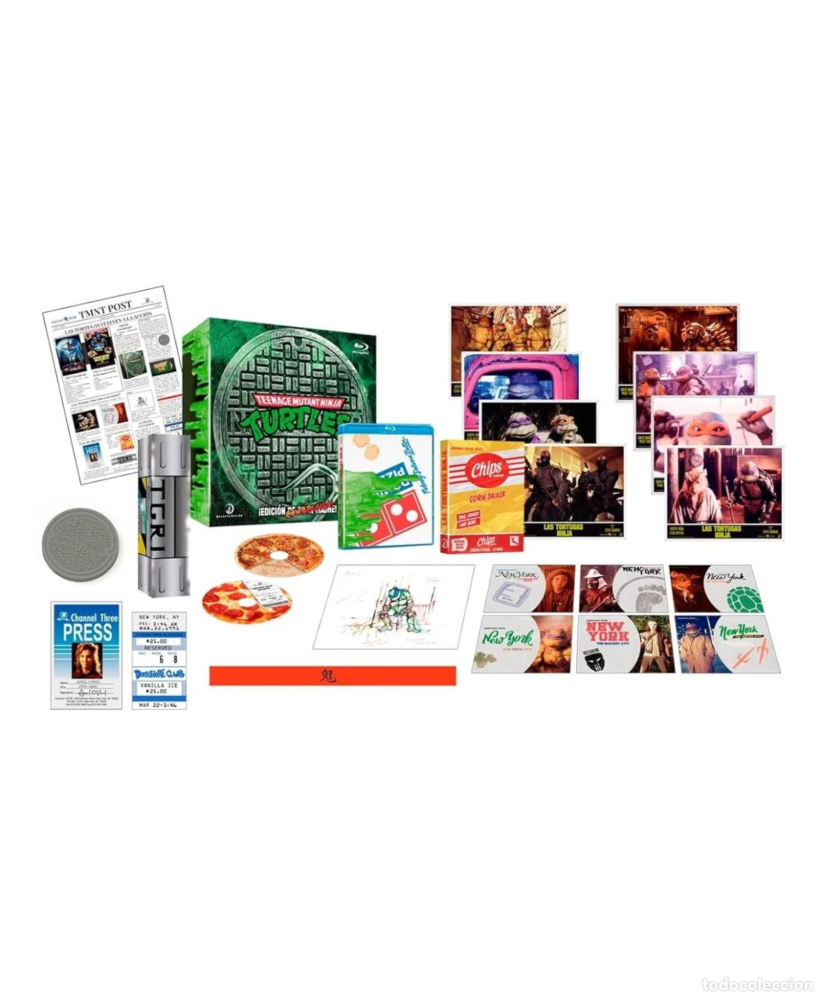 Cine: Teenage Mutant Ninja Turtles. Edici&oacute;n Cowabunga. [Blu-ray] (1990)
