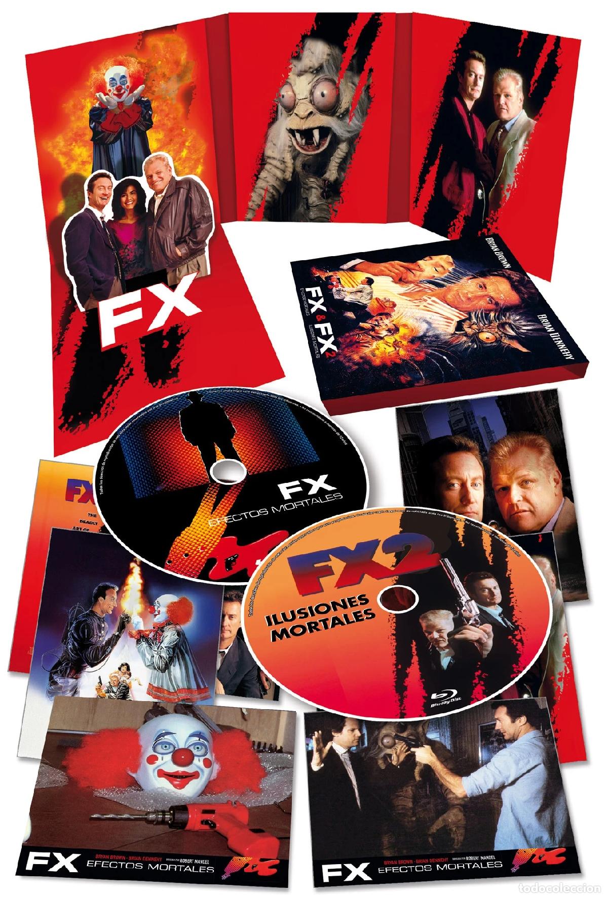Cine: F/X, Efectos Mortales + F/X 2: Ilusiones Mortales (Digipack, Edici&oacute;n Limitada y Numerada + 8 Postale