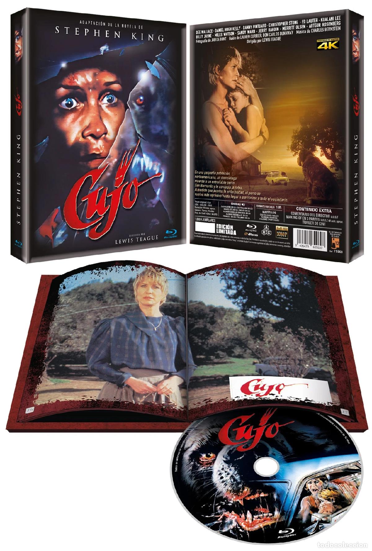Cine: Cujo [Blu-ray, Libro] (1983) - Foto 1