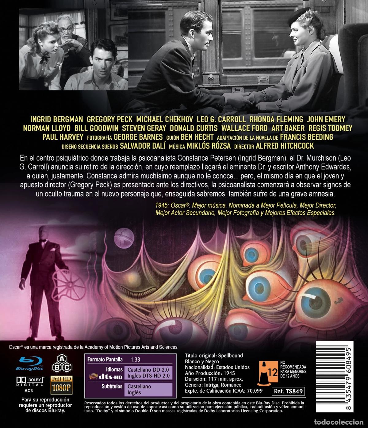 Cine: Recuerda [Blu-ray] (1945) Spellbound - Foto 2