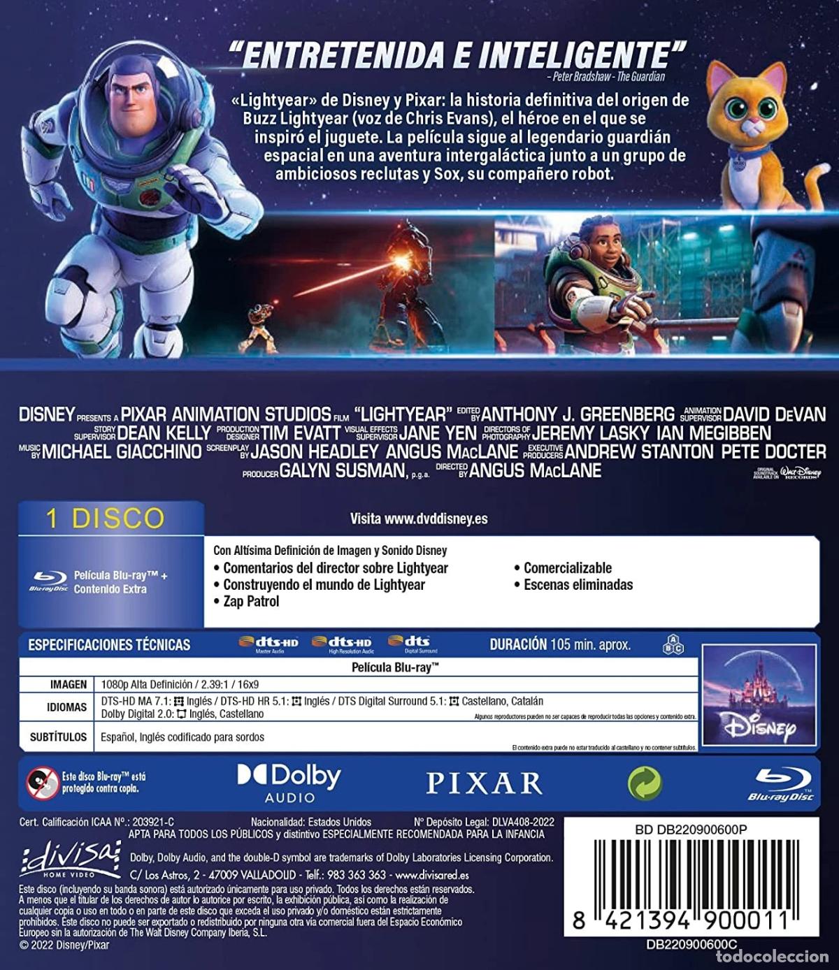 Cine: Lightyear (Blu-ray) [Blu-ray] - Foto 2