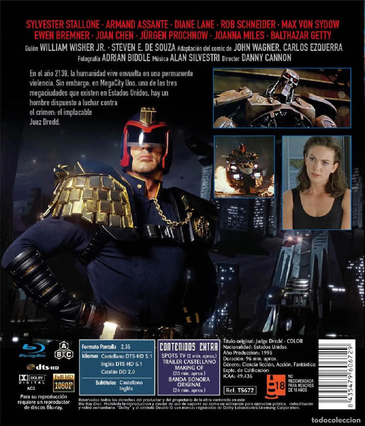 Cine: Juez Dredd [Blu-Ray] (1995) Judge Dredd - Foto 2