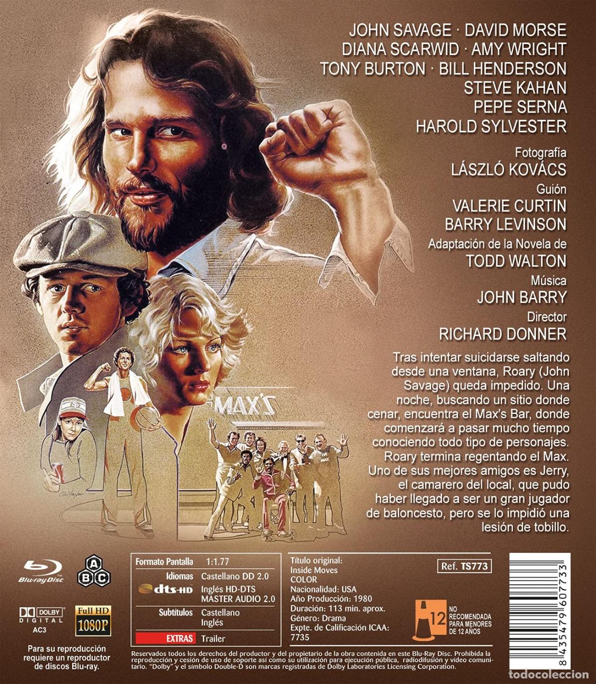 Cine: MaxS Bar [Blu-ray] (1980) Inside Moves - Foto 2