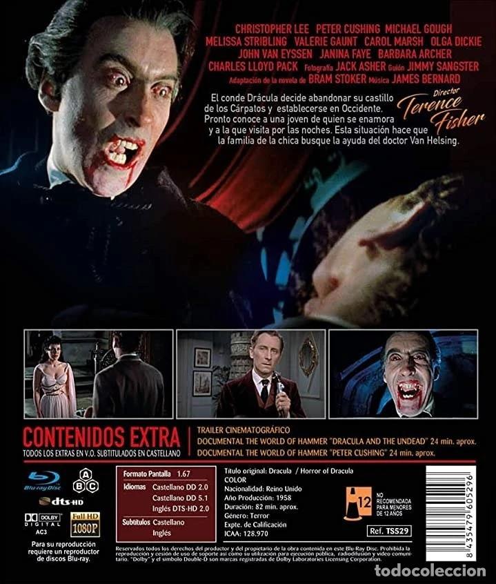 Cine: Dr&aacute;cula [Blu-ray] (1958) Dracula - Foto 2