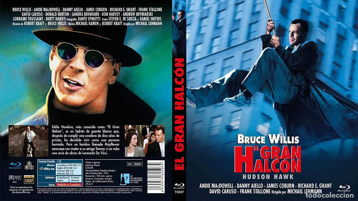 Cine: El Gran Halc&oacute;n [Blu-ray] (1991) Hudson Hawk - Foto 3