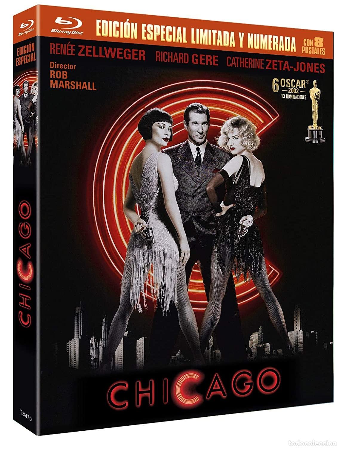 Cine: Chicago (con Funda y 8 Postales) [Blu-ray] (2002) - Foto 3