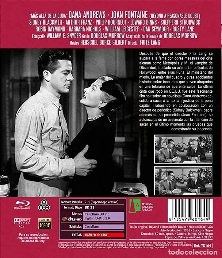 Cine: M&aacute;s All&aacute; De La Duda [Blu-ray] (1956) Beyond a Reasonable Doubt - Foto 2