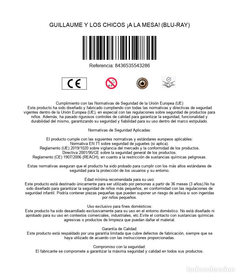 Cine: GUILLAUME Y LOS CHICOS &iexcl;A LA MESA! (BLU-RAY) - Foto 3